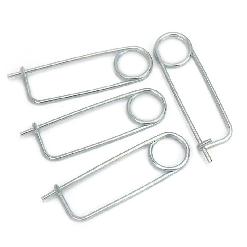 Custom Quick Release Key Easy Locking Pin Wire Lock Safety Cotter Pin Steel Brooch Shape Cotter Stainless Steel
