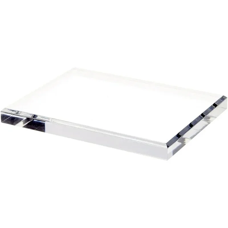 Clear Acrylic Blocks Customized clear Acrylic Base Transparent Display Stands Acrylic Bricks