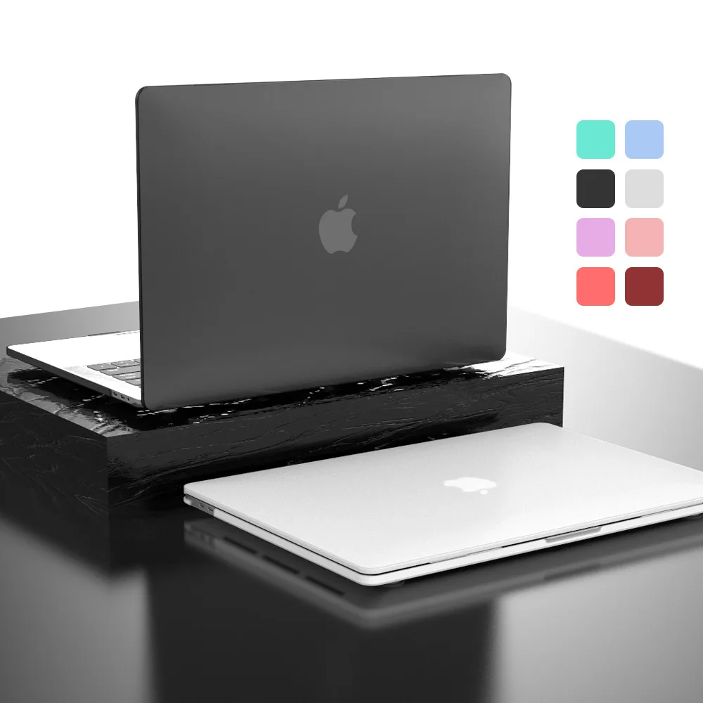 High Quality16-color case  Smooth Shockproof Matte PC Protective Hard Shell case ultra Slim Protective Hard Shell Laptop
