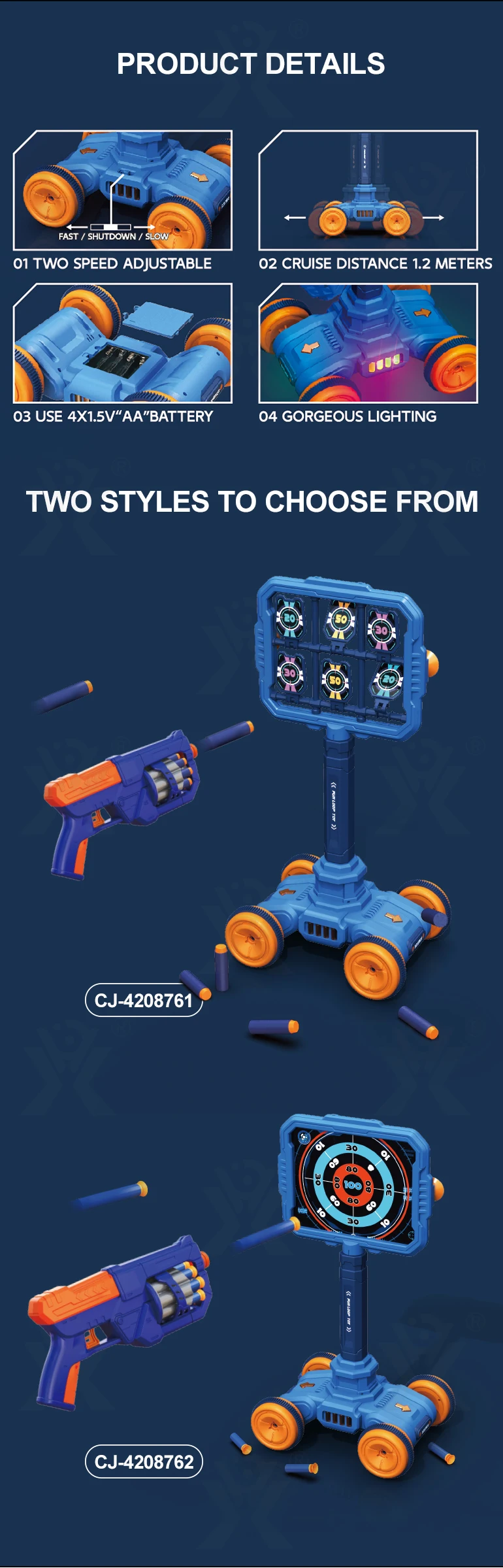 Chengji revolver soft bullet toy gun indoor outdoor sports shooting game mobile target air gun and target