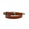 Dull lacquer buckle-camel color-length 105-width 18 cm