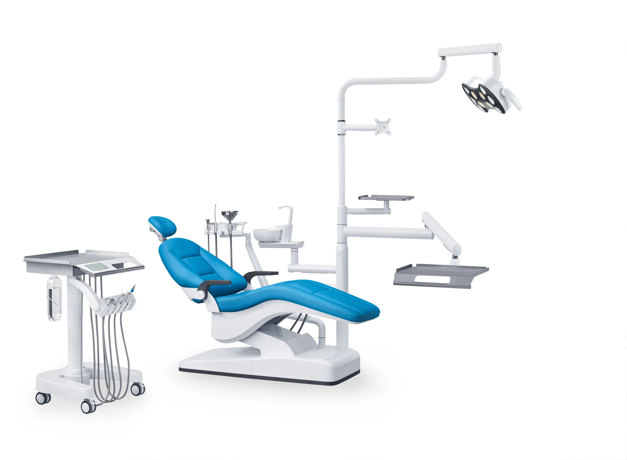 GD-S350 Surgical-Grade Dental Chair with Built-In Tray and Mobile Trolley CE/ISO Certified Implant Equipment
