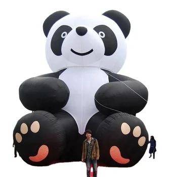 2021 Hot sale giant inflatable panda, inflatable panda bear for advertising