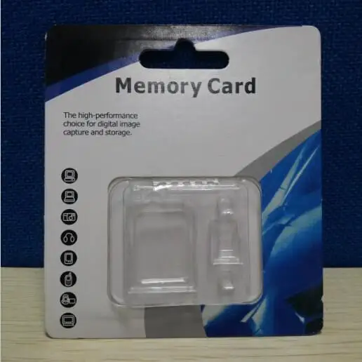 Wholesale Custom Clamshell Clear  Blister Memory Card  Packaging