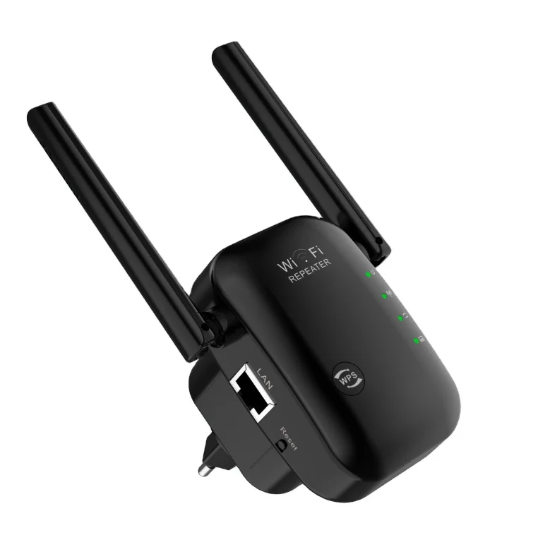 Ripetitore WiFi Potente 300Mbps Amplificatore WiFi Potente 2.4GHz WiFi Range Booster WiFi Ripetitore Extender Wireless con Porta Ethernet, WiFi Extender WiFi Booster, RJ45, Protezione WPS