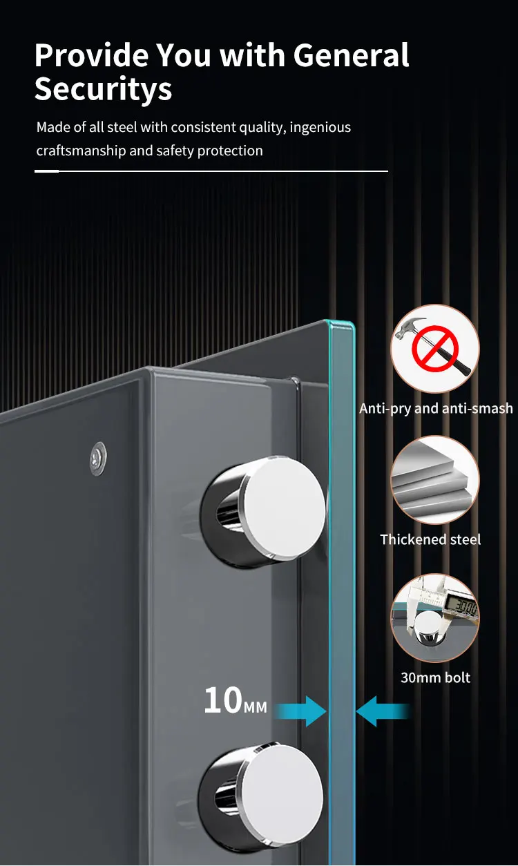 CEQSAFE American High Security Electric Digital Lock Home Fireproof Safe Box supplier