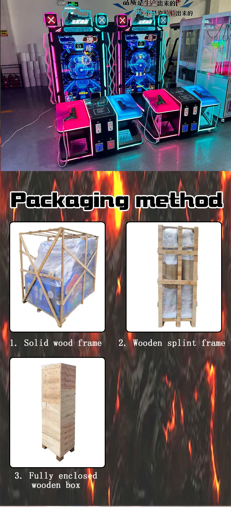 Funpark Hot Selling Entertainment Simulator Shooting Arcade Machine Coin Operated Games Machine factory