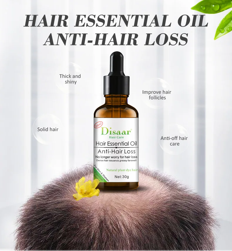 Hot Selling Dissar Organic Hair Loss Growth Oil Natural Regrowth Hair Oils for Hair Growth