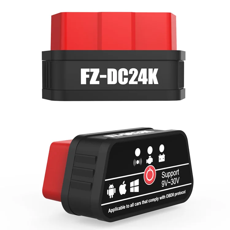 Fz-dc24k Obd Elm327 Wifi V1.5 Mini Universal Obd2 V1.5 Car Scanner