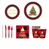 Christmas tree red plaid