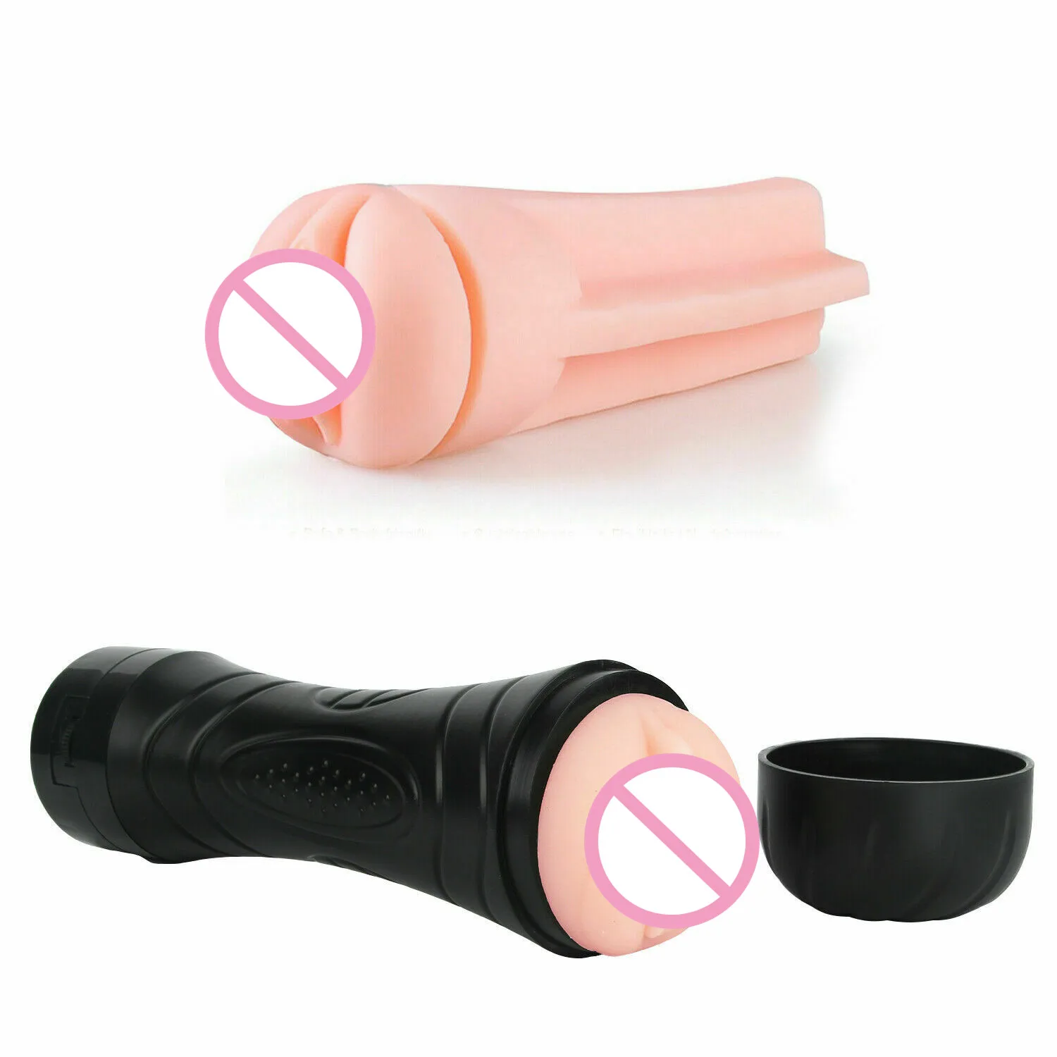 Vibrating Male Masturbator Flesh Cup 7 Speed Stroker Sex Toys For Men