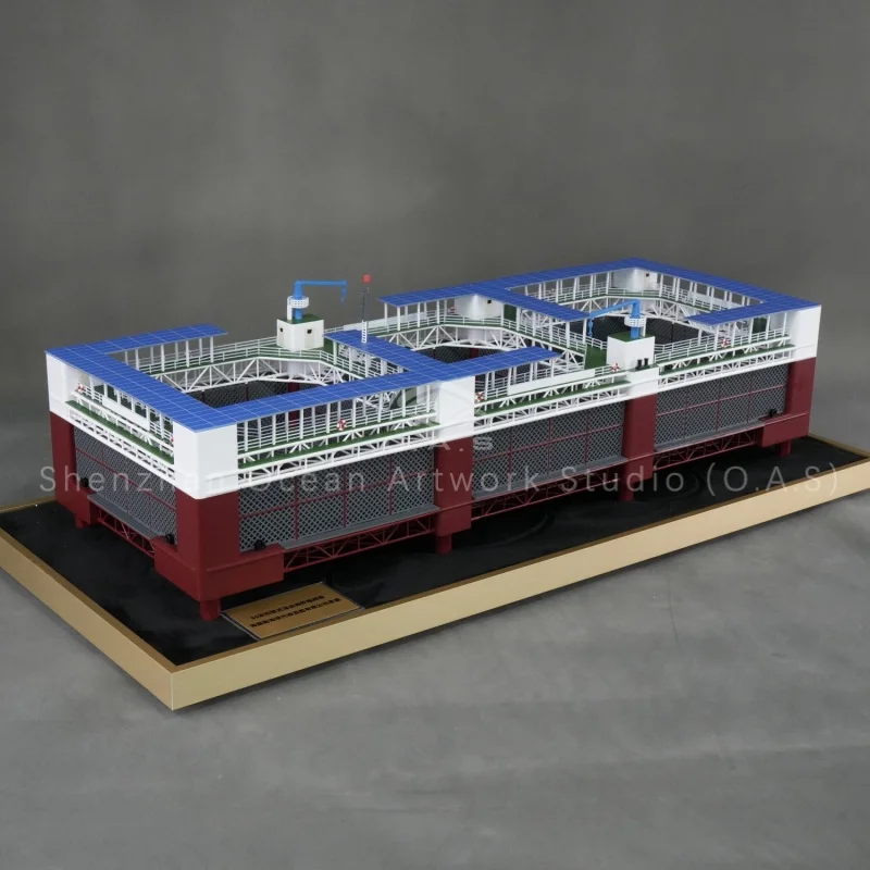 【L】O.A.S Handmade Passenger Ship Model Workmanship Nautical Gift Customized 86cm Cage Platform