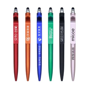 Multifunctional Mobile Phone Bracket Pen Touch Screen Office Ballpoint Pen Custom Logo for Advertising Business Promotion