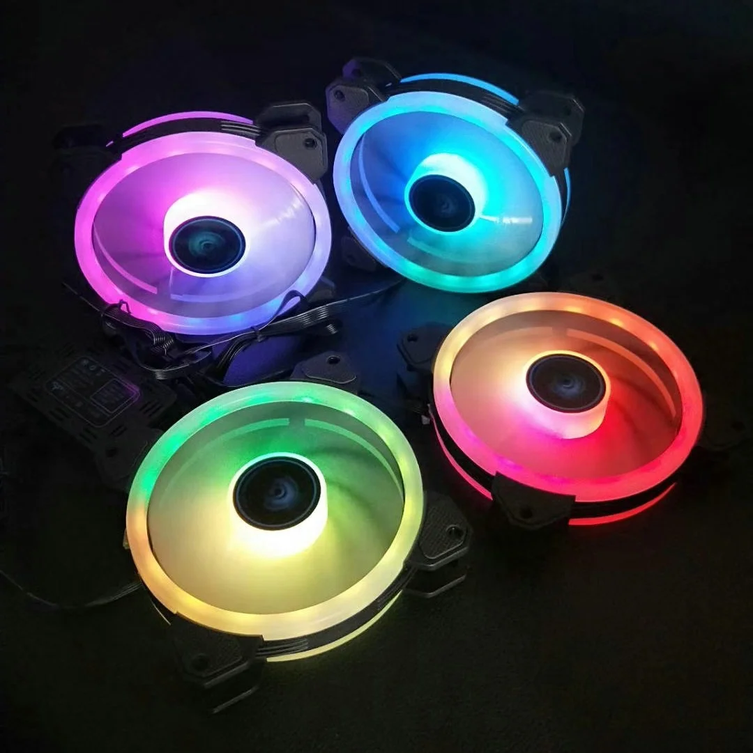 Desktop Gaming Pc Computer Dongguan Manufacture 120mm 12cm case Fan Led Light Rgb fusion Addressable Argb Controller
