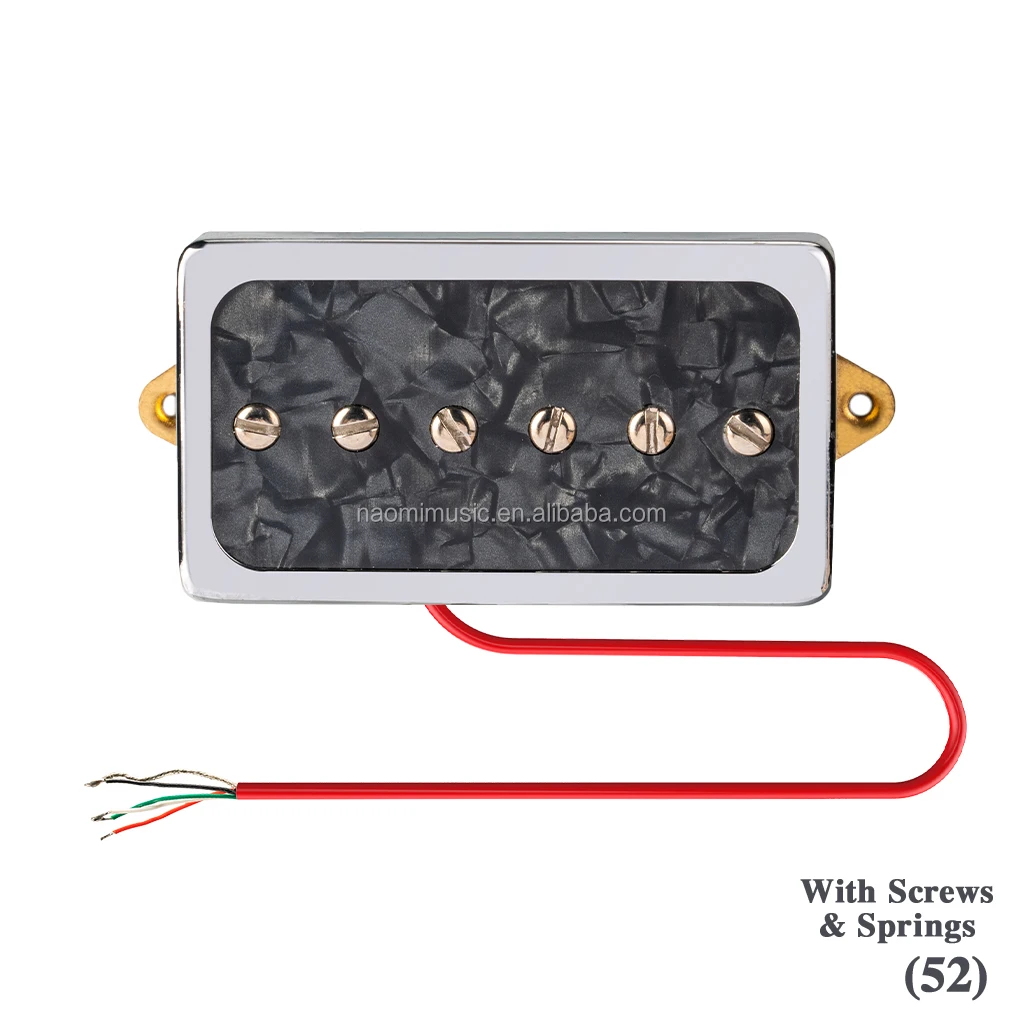 NAOMI Bridge 52mm Electric Guitar Pickup P90 Pickup Chrome