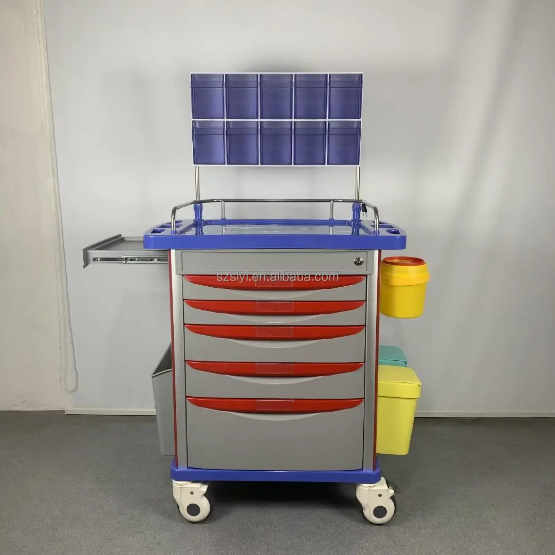 Movable  ABS Cart Anesthesia Trolley