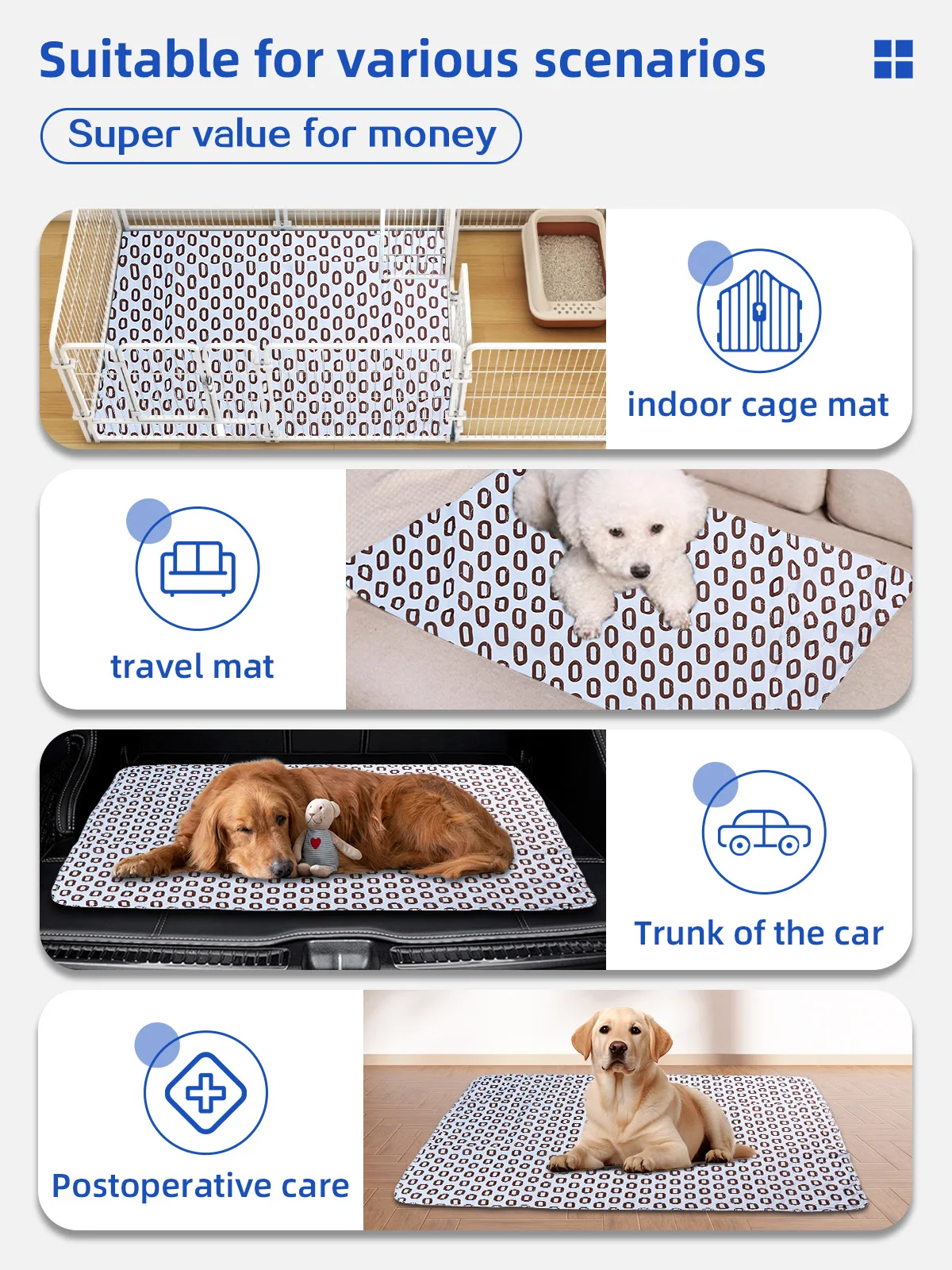 Wholesale Reusable Washable Eco-Friendly Latex-free High Absorbency Pe - product detail 5