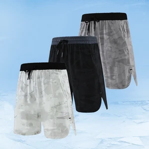 Men's Summer Camouflage Sports Shorts Thin Cropped & Loose Training Quick-Drying Basketball Shorts Breathable  Fitness Shorts