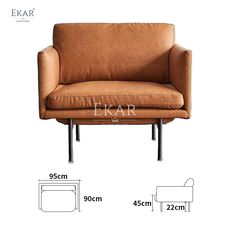 product new design ekar imported russian larch and oil wax leather living room sofa-67