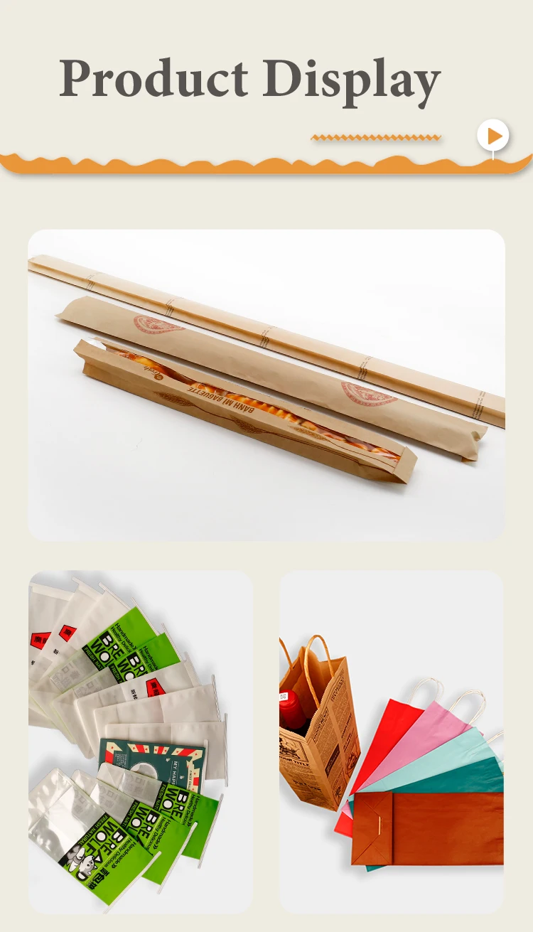 White Kraft Paper Handbag Supermarket Shopping Gift Bag Handbags Top ...