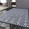 TPE Shower Mat - Chain Gray