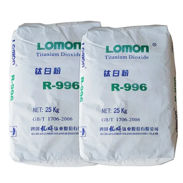 Lomon R996 TiO2 White Pigment Powder Titanium Dioxide for Industrial Food Cosmetic Grades for Coating Applications