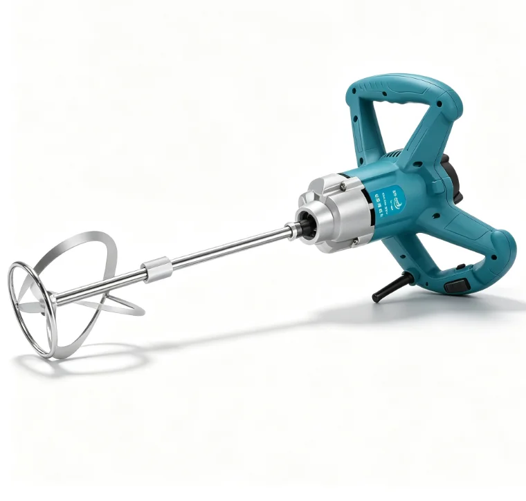 TEBAK Variable-speed Handheld Electric Mixer Industrial Swivel Mixer Professional Rapid Mixing Tool for Cement, Paint