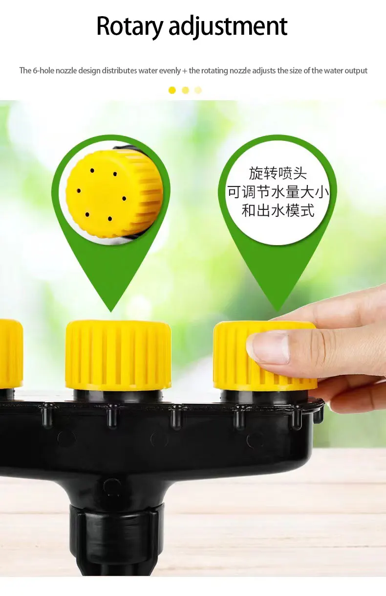 6way Splitter Sprinkler Head 5 Way Agricultural Irrigation Sprinklers