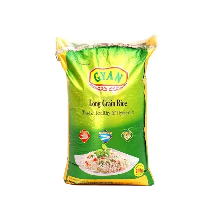 Clear 25kg 50kg New Bolsas De Arroz Pp Woven Bopp Laminated Empty White