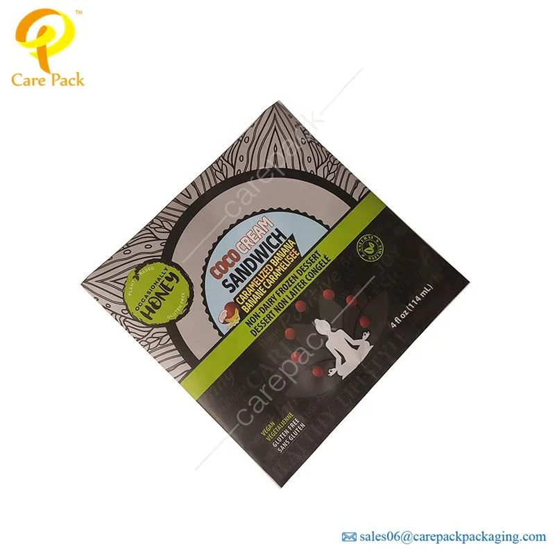 Biodegradable Packaging Wrappers Heat Sealing Customized Protein Bar Chocolate Engergy Bar Packaging Food Candy PE Plastic