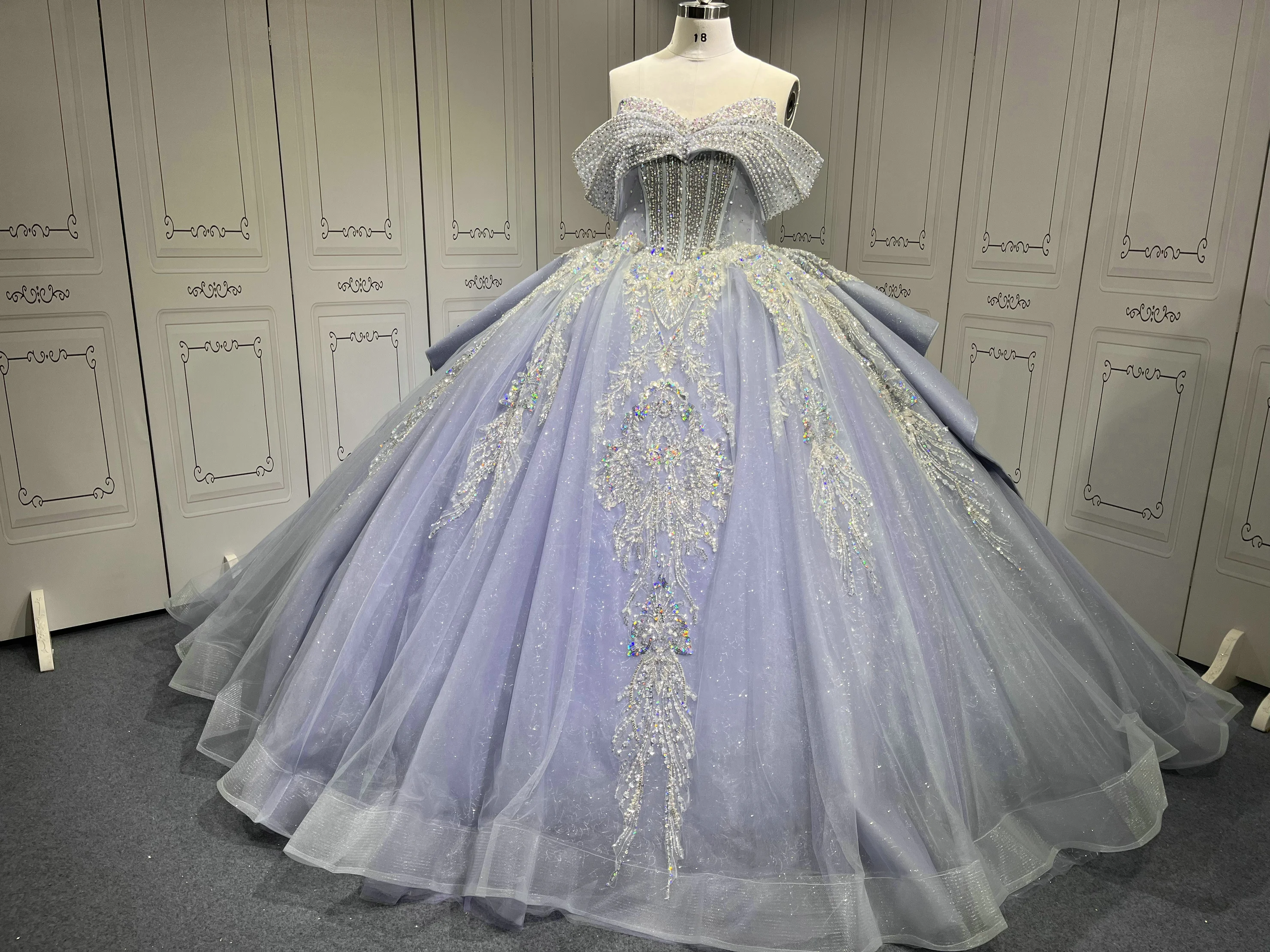 lavender and silver quinceanera dresses Vizcaya Quinceanera 60174 Dress