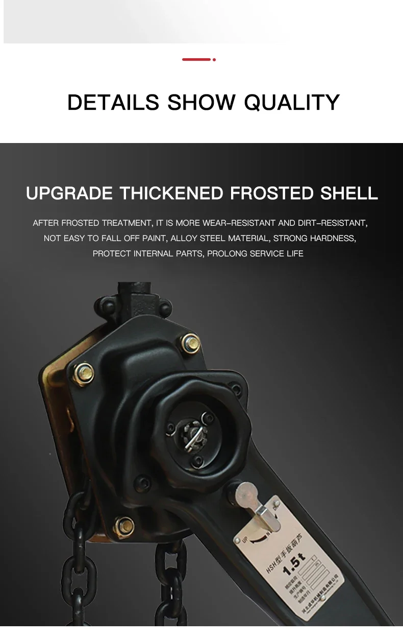 Blue Mini Portable Lever Block 0.75 Ton 1.5 Ton 3 Ton 6 Ton 9 Ton 12ton