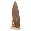 Base de tabla de equilibrio de madera con rodillo y esterilla de yoga.