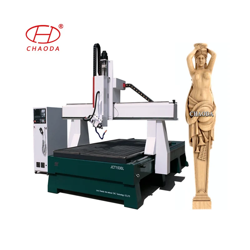 4 Axes STL Files Milling a Sculpture 3D CNC Router