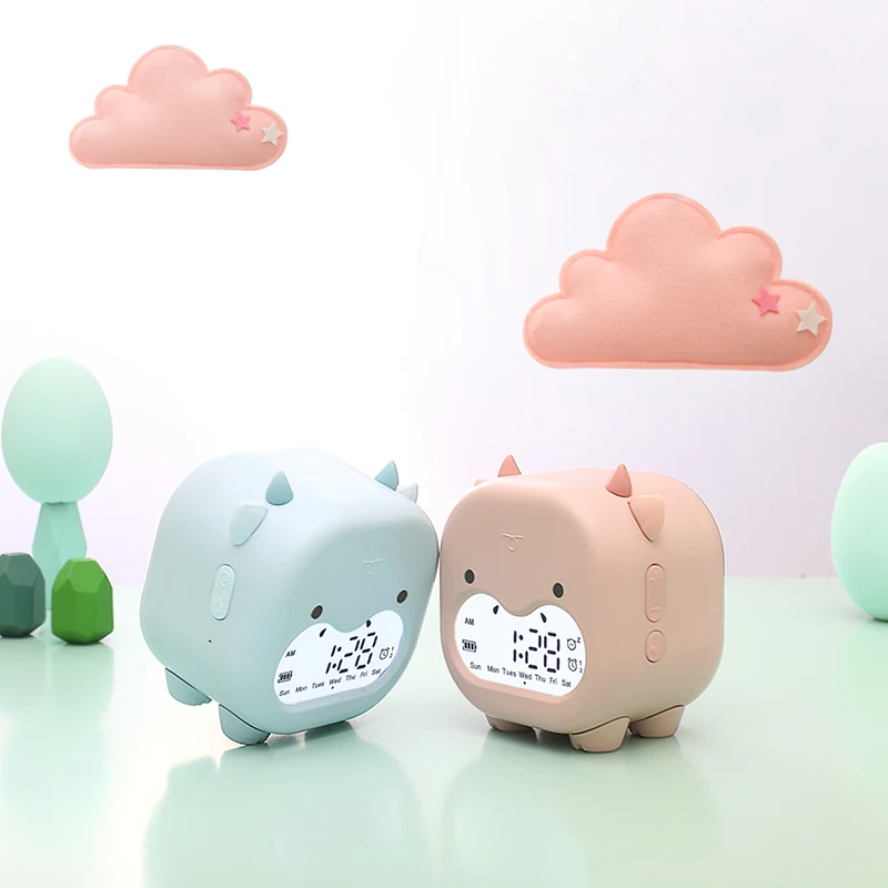Cartoon Cow Alarm Clock Student Clock Creative Child Wake-up Clock