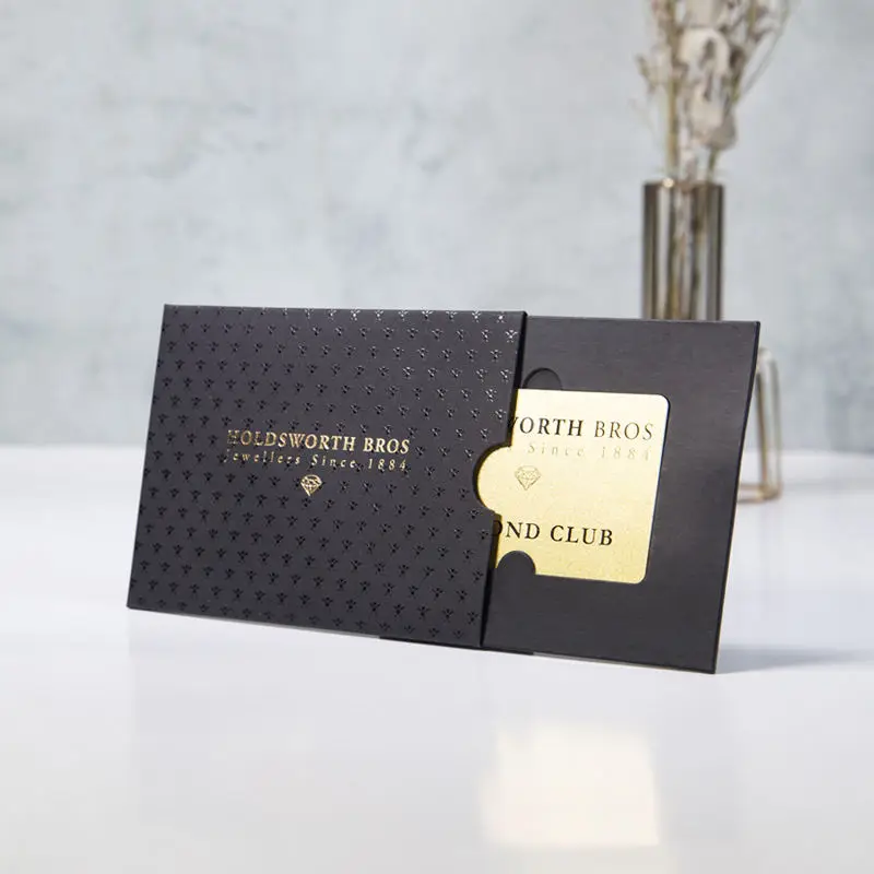 Black Envelope Manufacturers Custom Gold Foil Full Uv Printing Gift ...