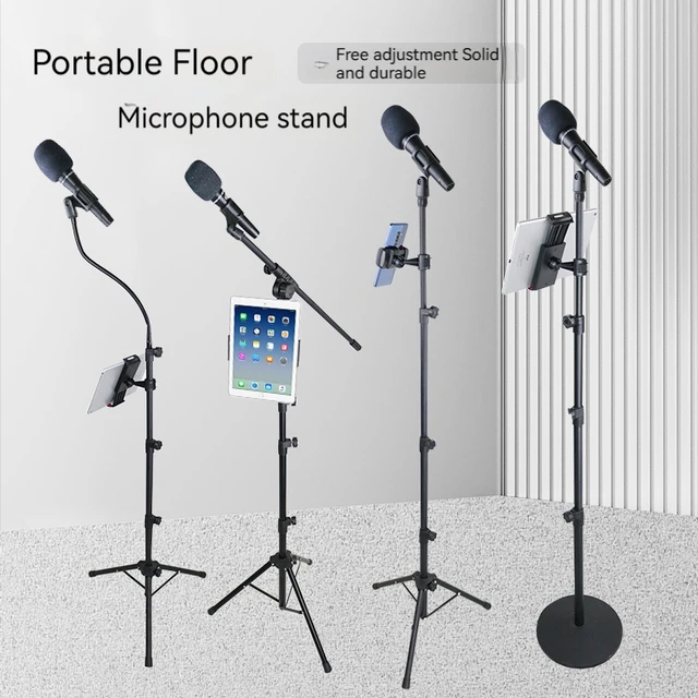 microphone stand professional studio podcast  jubor tablet holder for mic