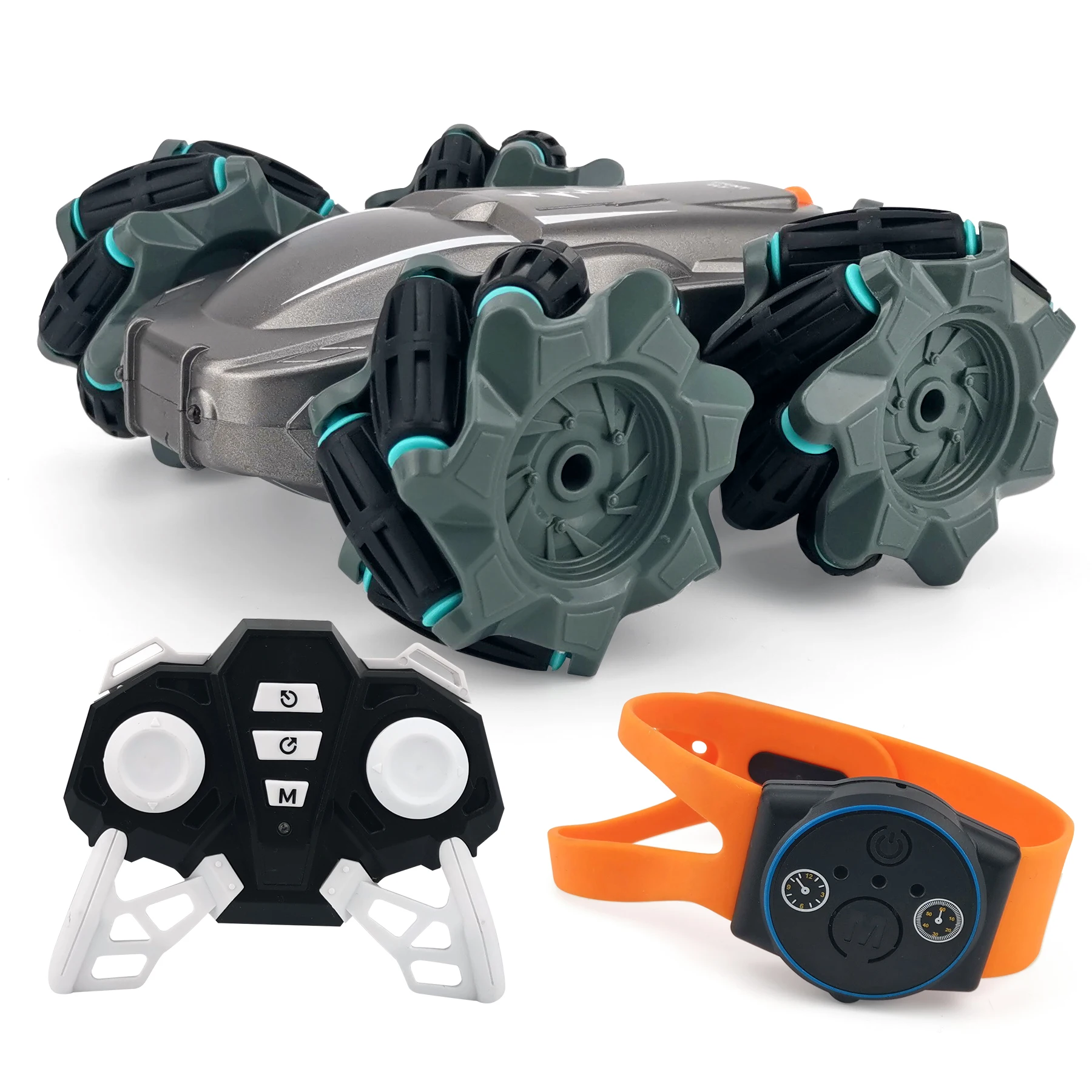 elf ラジコンカー ラジコンカー360回転ドリフトスタントクールライト付き、ELF充電