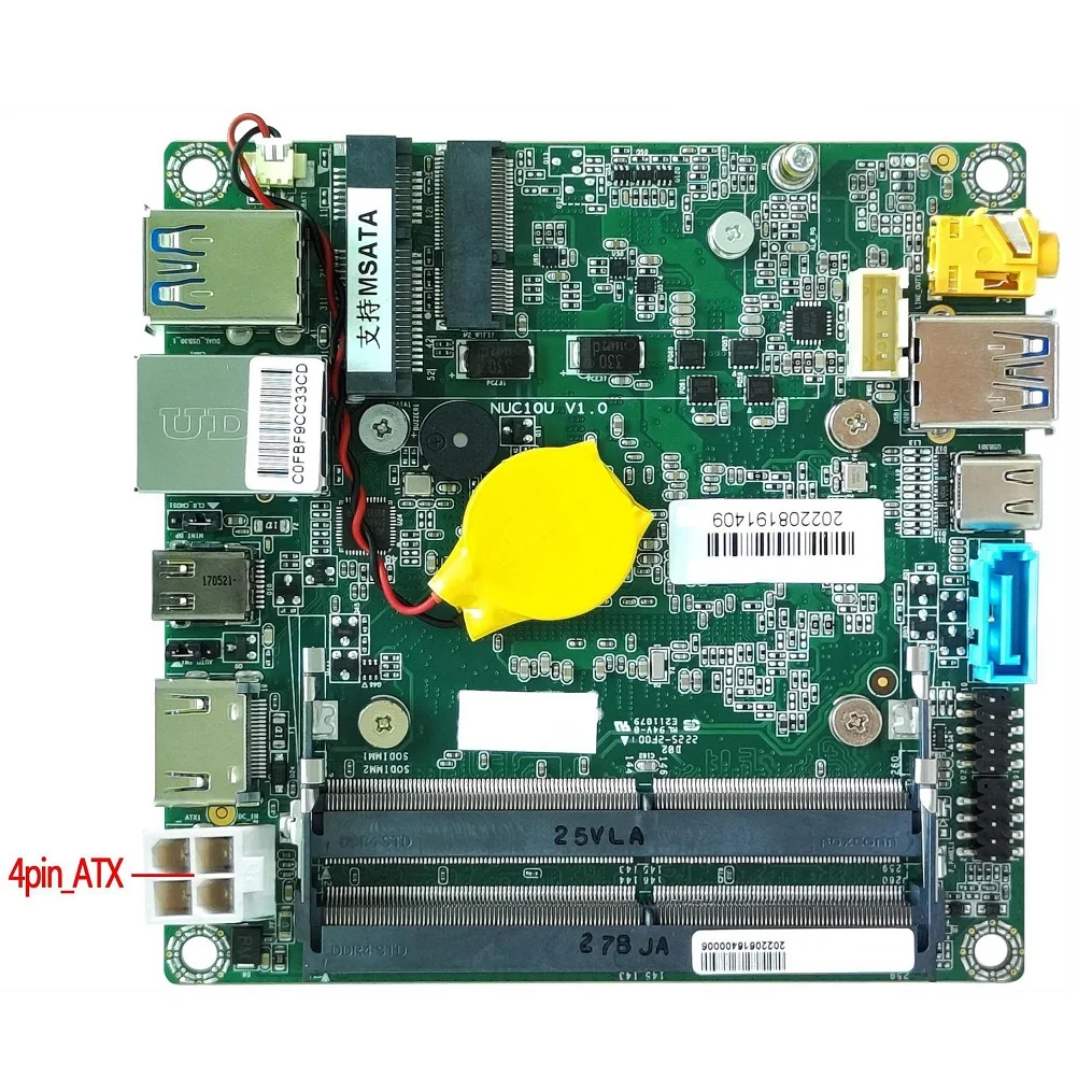 NUC8 NUC10 Intel 8th Gen I3-8145U I5-8265U I7-8565U Motherboard
