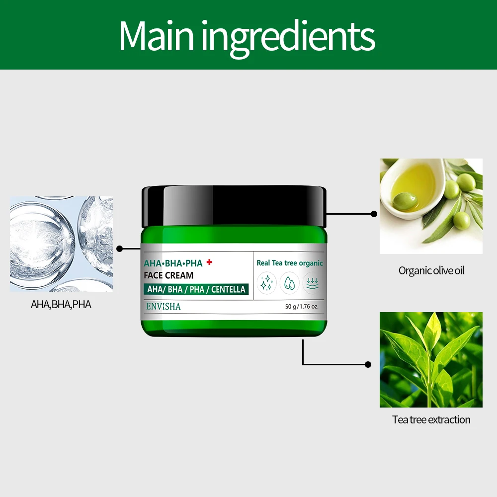 Private Label Acne Skin Repair Pimple Treatment Cream Natural Aha Bha