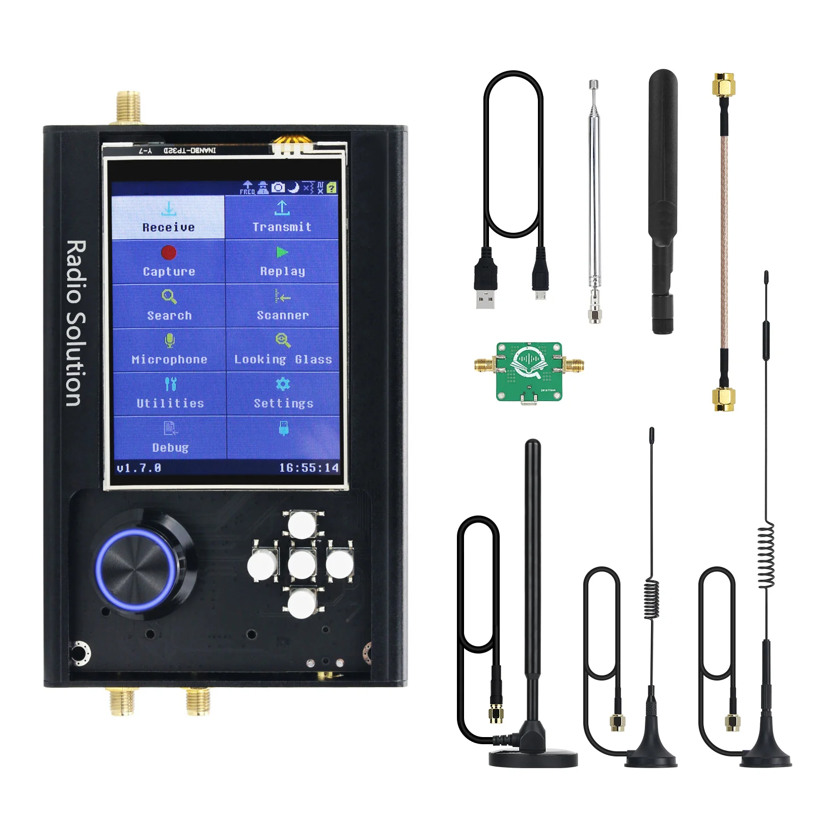 Hackrf One R10 V2.0.x with Portapack H2M - 6ghz Capabilities