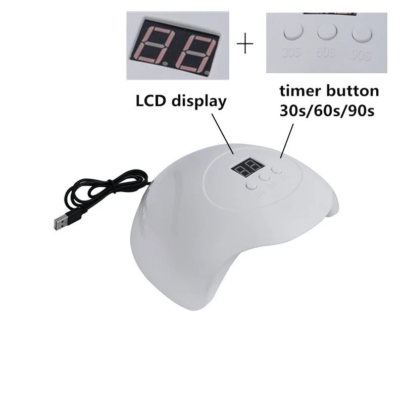 SUNNAIL Multifunction Personalized Design High Quality 36w Mini Led Uv Nail Lamp SUNX7