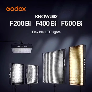 Godox KNOWLED Flexible LED Mat F200Bi F400Bi F600Bi 2700-8500K Foldable Waterproof App Control Studio LED Light Panel detail image