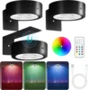 Negro + control remoto + rgb