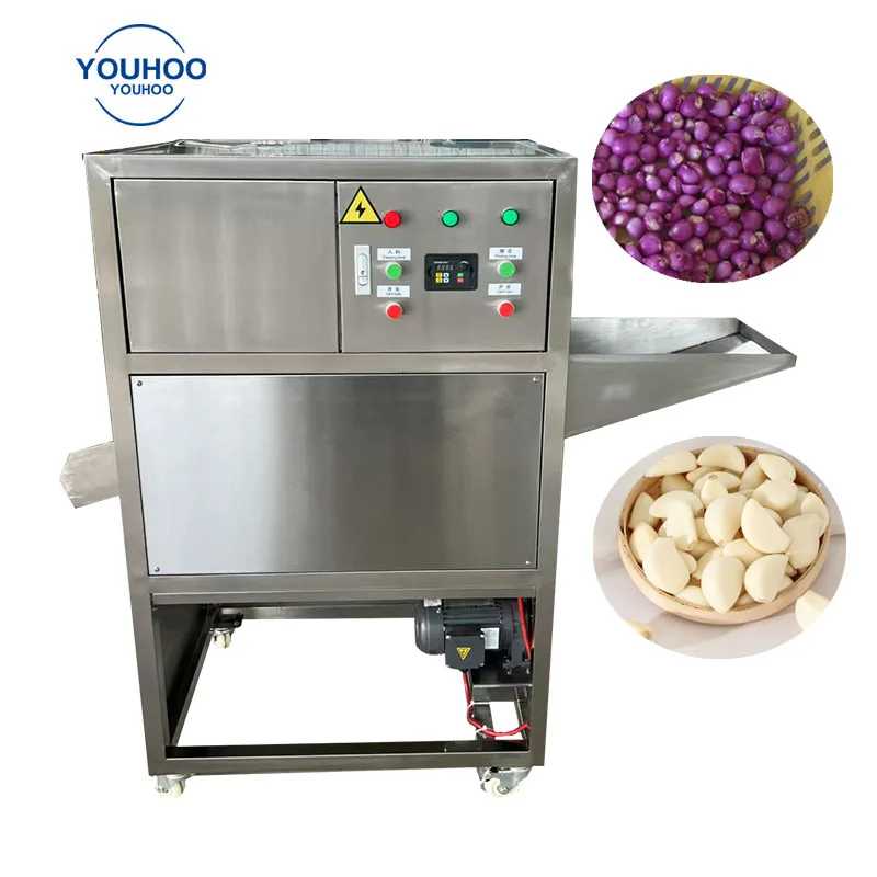 Chain Garlic Peeling Machine Onion Peeling Sliced Machine Onion Skin air Suction Machine Onion Skinner