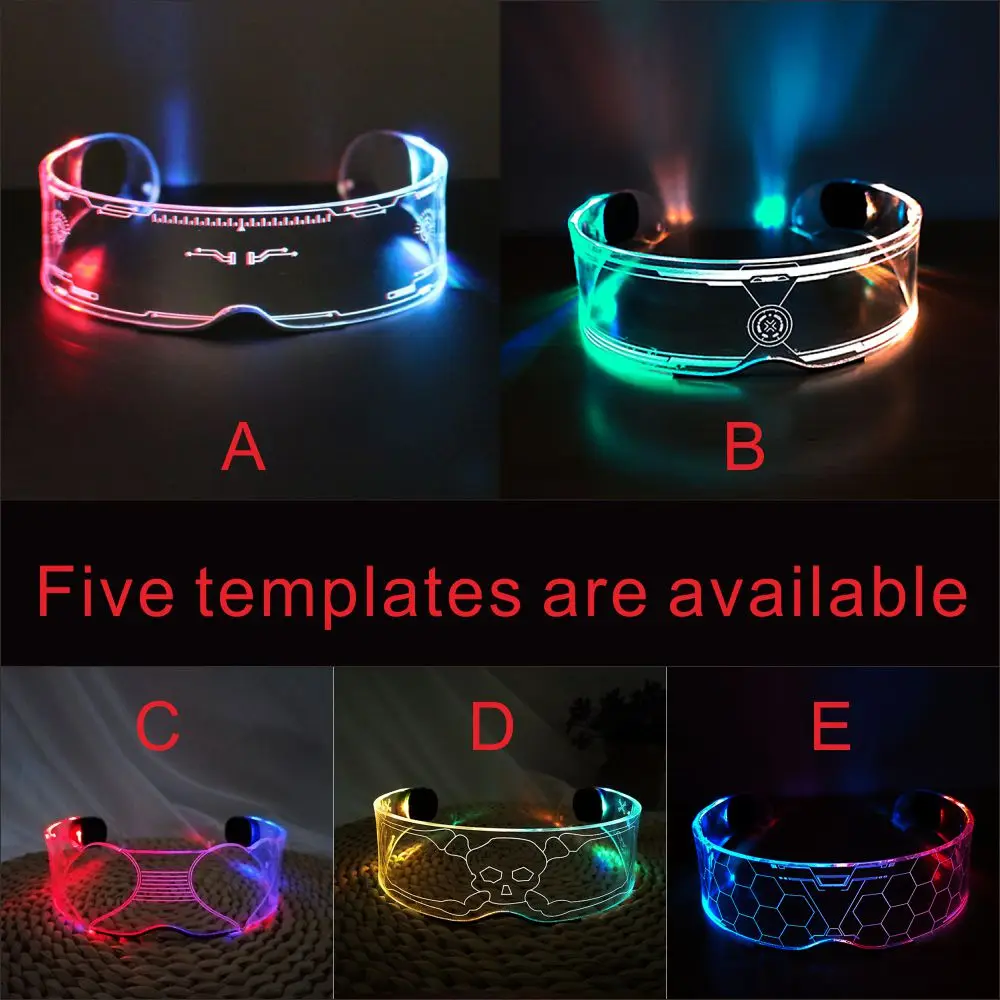 Fashion Technology Flash Color Change Led Party Light up Glasses for Decoration