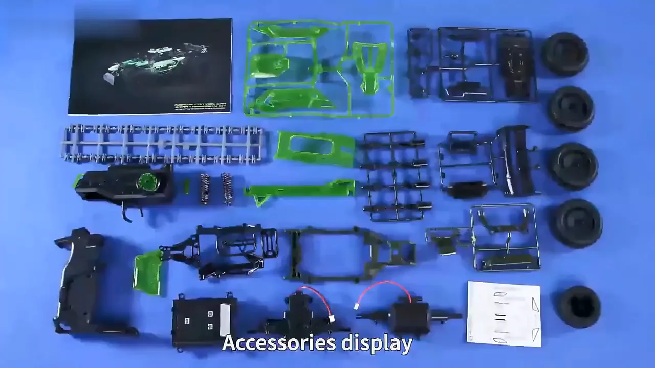 71 Pcs Diy Electric Car Kit Stem Building Toy Model Rc Car 4ch Remote