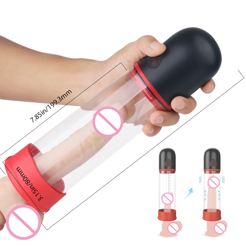 Wholesale Vibrator Male Sex Toys Electric Penis Enlargement Vacuum Penis Pump Automatic Male Masturbator For Man Air Pump From m.alibaba