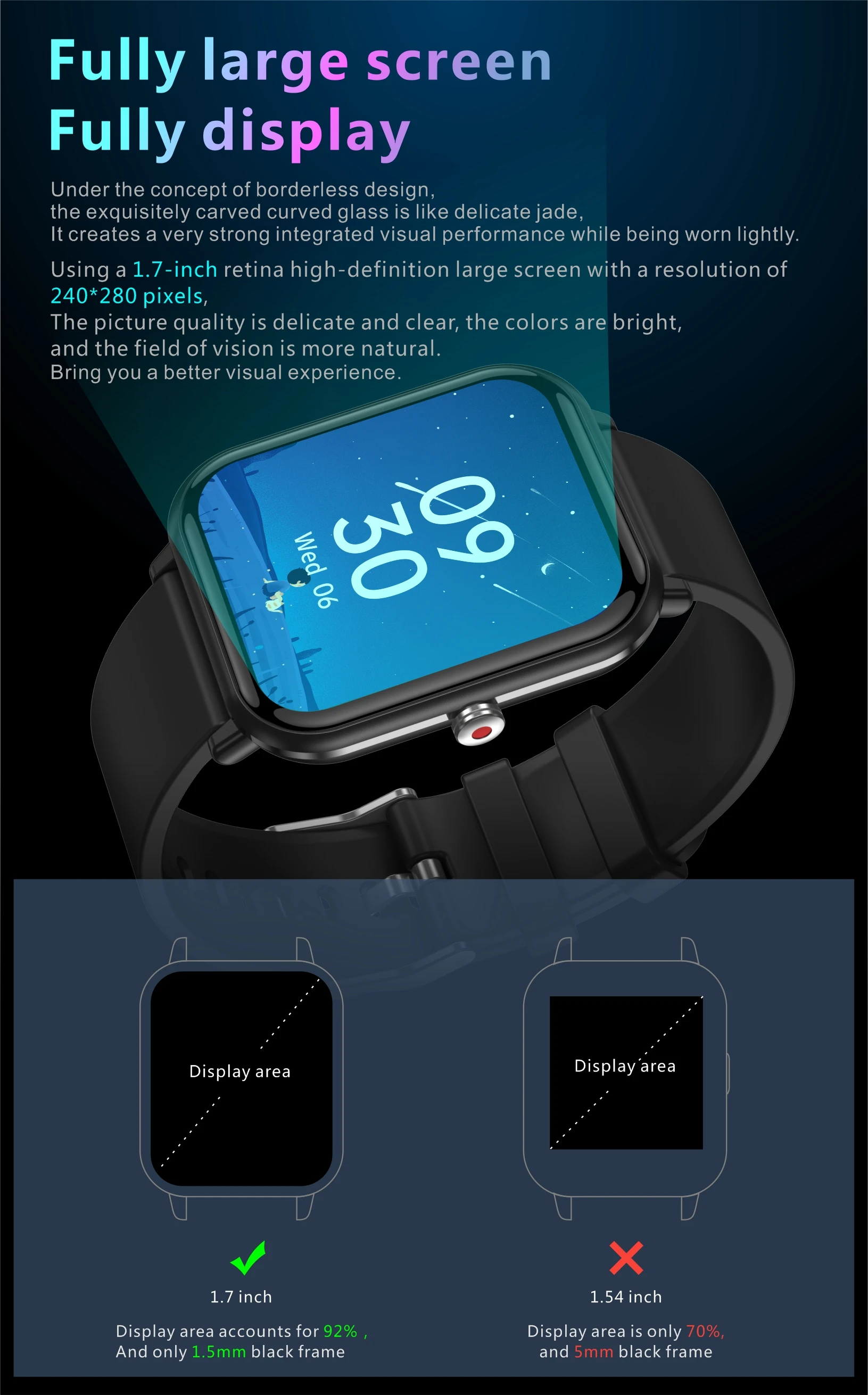 Smart Watch Vq9pro Smart Watch With Body Temperature Heart Rate Blood