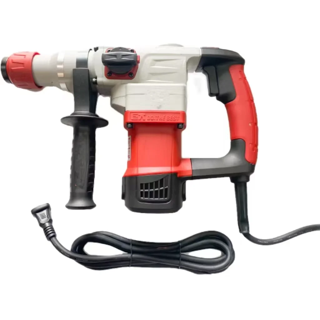 198-Rotation Electric Power Mill Motor Hammer Drill Set Demolition Wrench Tool for Concrete Excavators Scaling Stone Chisel Tool